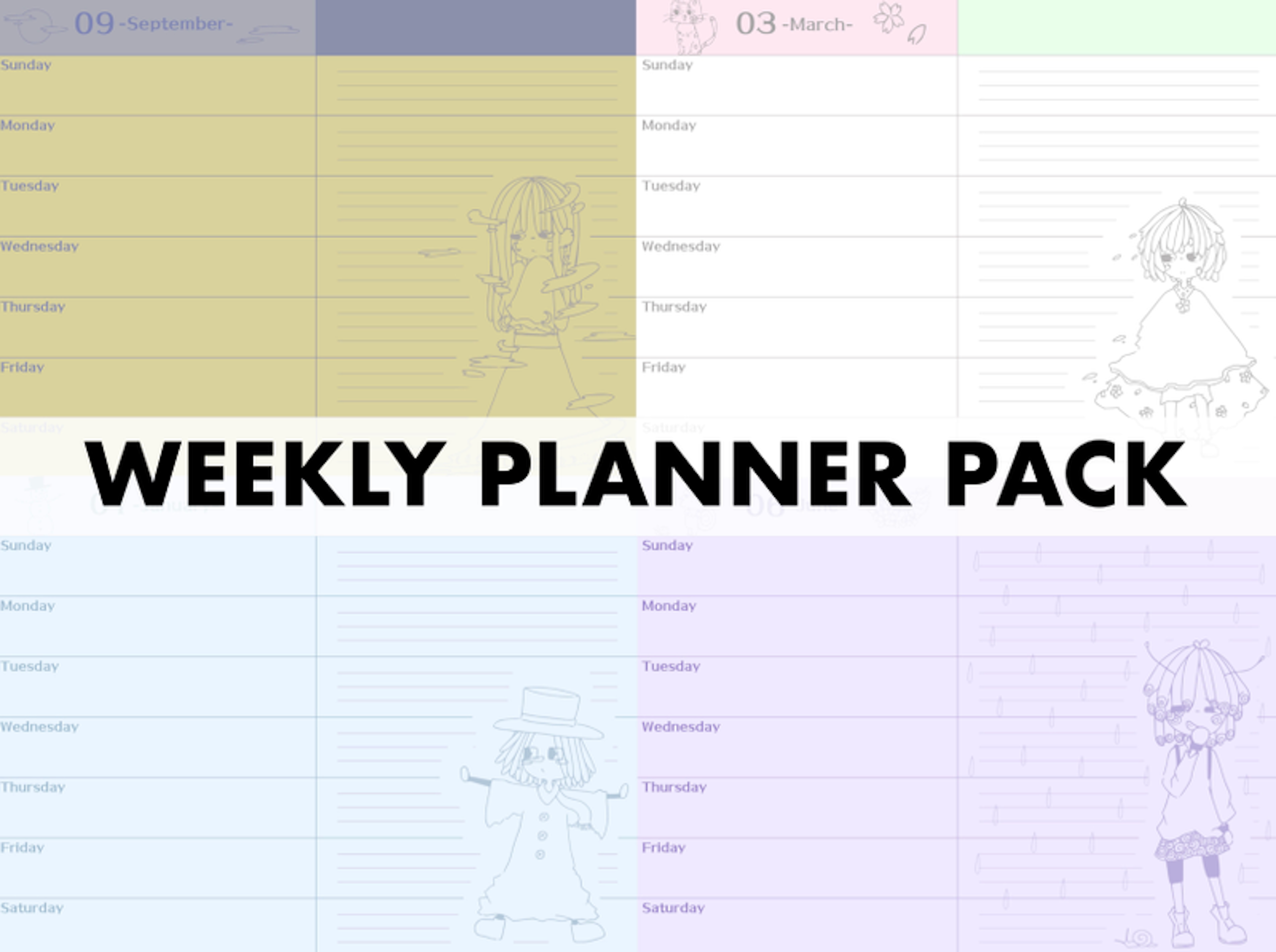Weekly Planner Pack